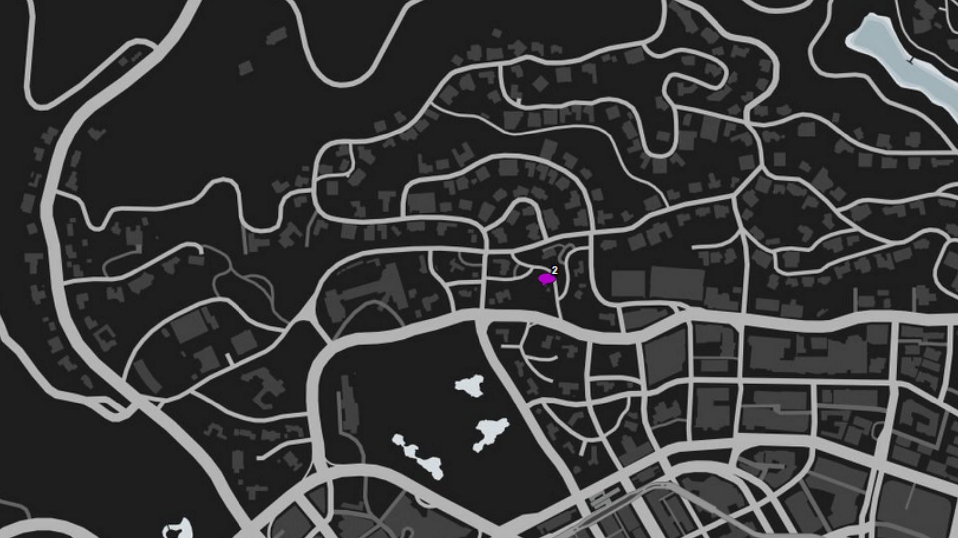 The exact coordinates of the second Drug Street Dealers GTA Online locations today (Image via Rockstar Games/GTAweb.au)
